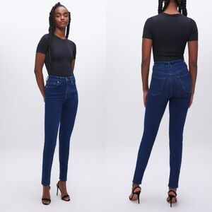 Good American Always Fits Good‎ High Waist Skinny Jeans in Blue Denim Size 00-4